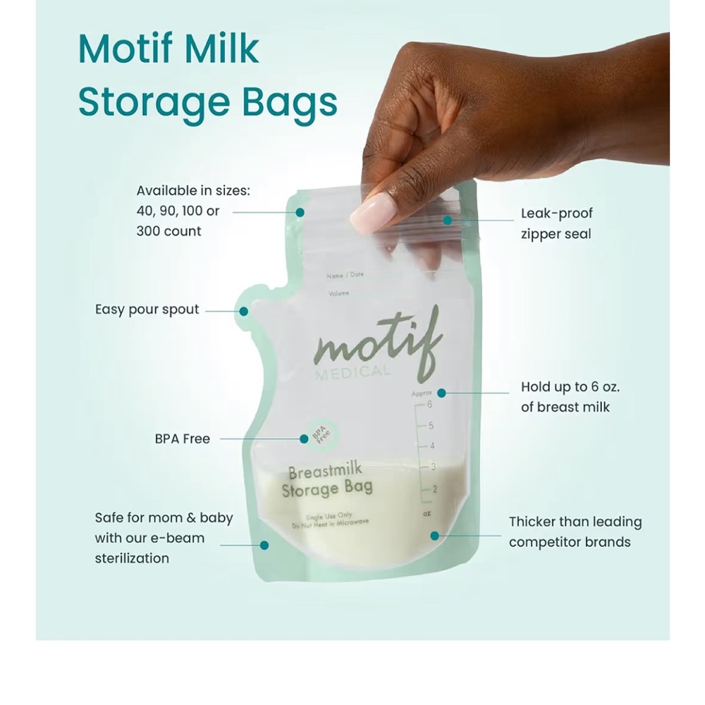 NWT 🍼400 Motif Breastmilk Storage Bags - Picture 5 of 7